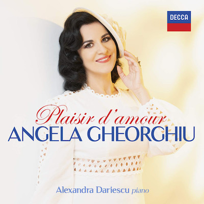 Angela Gheorghiu / Plaisir d'amour // George Stephanescu / Claude Debussy / Gabriel Fauré / Sergei Rachmaninov / Giovanni Paisiello / Vincenzo Belliini / Paolo Tosti / Jean-Philippe Rameau / Richard Strauss / Frédéric Chopin / Jean-Paul-Egide Martini