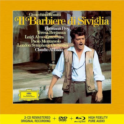 Gioacchino Rossini / Il barbiere di Siviglia // Teresa Berganza / Hermann Prey / Luigi Alva / Enzo Dara / London Symphony Orchestra / Claudio Abbado