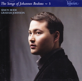 Johannes Brahms / Complete Songs vol. 3 / Simon Bode / Graham Johnson