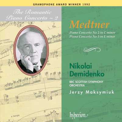Nikolai Medtner / Piano Concertos 2 & 3 / Nikolai Demidenko / BBC Scottish SO / Jerzy Maksymiuk