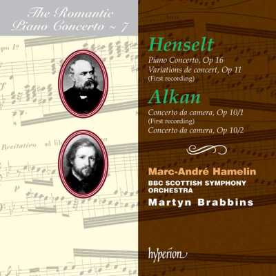 Adolf von Henselt / Charles-Valentin Alkan / Piano Concertos / Marc-André Hamelin // BBC Scottish / Martyn Brabbins