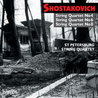 Dmitri Shostakovich / String Quartets 4, 6 & 8 / St Petersburg String Quartet