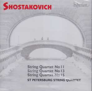 Dmitri Shostakovich / String Quartets 11, 13, 15 / St. Petersburg String Quartet