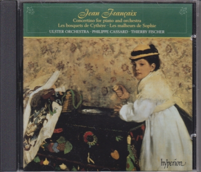 Jean Françaix / Concertino for Piano and Orchestra / Ballet Music / KÄYTETTY CD // Ulster Orchestra / Thierry Fischer