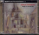 J.S. Bach / Piano Transcriptions 4 / The Feinberg Transcriptions / Martin Roscoe, piano