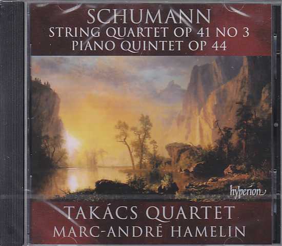 Robert Schumann / String Quartet no. 3 / Piano Quintet / Takács Quartet / Marc-André Hamelin
