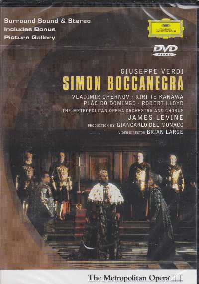 Giuseppe Verdi / Simon Boccanegra / Placido Domingo / Kiri Te Kanawa / Metropolitan Opera Orchestra / James Levine DVD