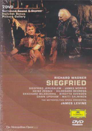 Richard Wagner / Siegfried / Siegfried Jerusalem / James Morris / Matti Salminen / The Metropolitan Opera Orchestra / James Levine 2DVD
