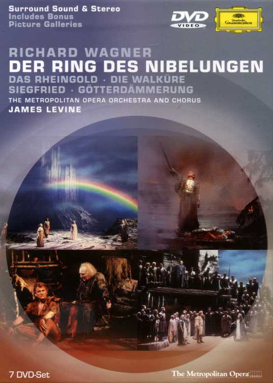 Richard Wagner / Der Ring des Nibelungen (Das Rheingold / Die Walküre / Siegfried / Götterdämmerung) / James Levine / Metropolitan Opera 7DVD