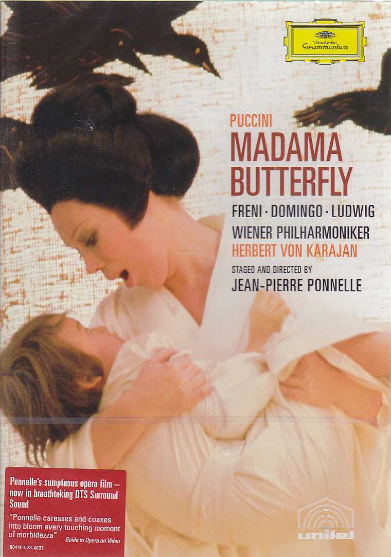 Giacomo Puccini / Madama Butterfly / Mirella Freni / Placido Domingo / Christa Ludwig / Wiener Philharmoniker / Herbert von Karajan DVD