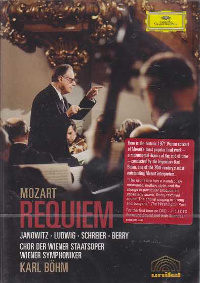 W.A. Mozart / Requiem / Wiener Symphoniker / Karl Böhm DVD