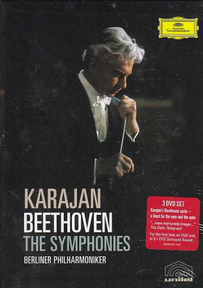 Ludwig van Beethoven / Symphonies (Complete) / Berliner Philharmoniker / Herbert von Karajan 3-DVD