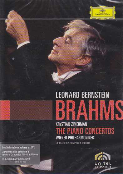 Johannes Brahms / Piano Concertos 1 & 2 / Krystian Zimerman / Wiener Philharmoniker / Leonard Bernstein DVD