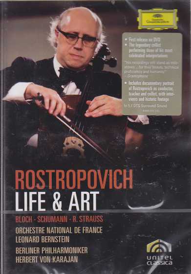 Mstislav Rostropovich / Life & Art DVD