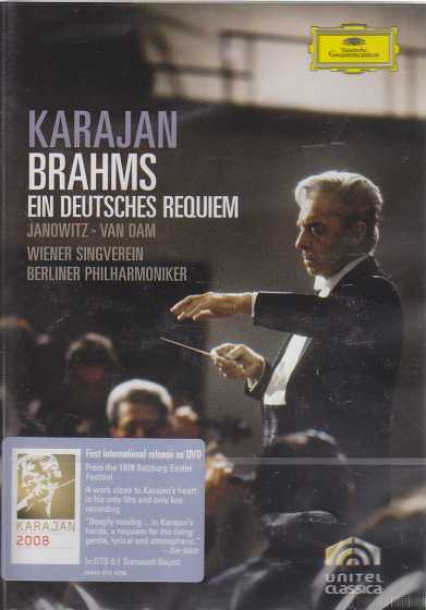 Johannes Brahms / Ein Deutsches Requiem / Gundula Janowitz / José van Dam / Berliner Philharmoniker / Herbert von Karajan DVD
