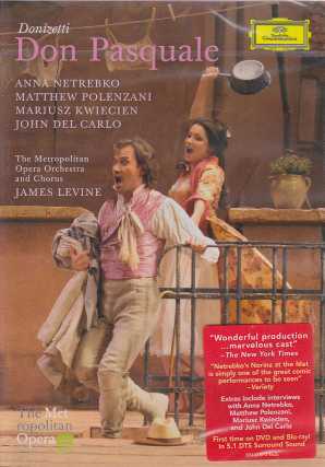 Gaetano Donizetti / Don Pasquale / Anna Netrebko / Matthew Polenzani / The Metropolitan Opera Orchestra & Chorus / James Levine DVD