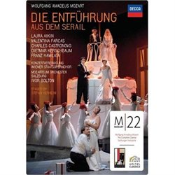 W.A. Mozart / Die Entführung aus dem Serail / Laura Aikin / Valentina Farcas / Mozarteum Orchester Salzburg / Ivor Bolton 2DVD