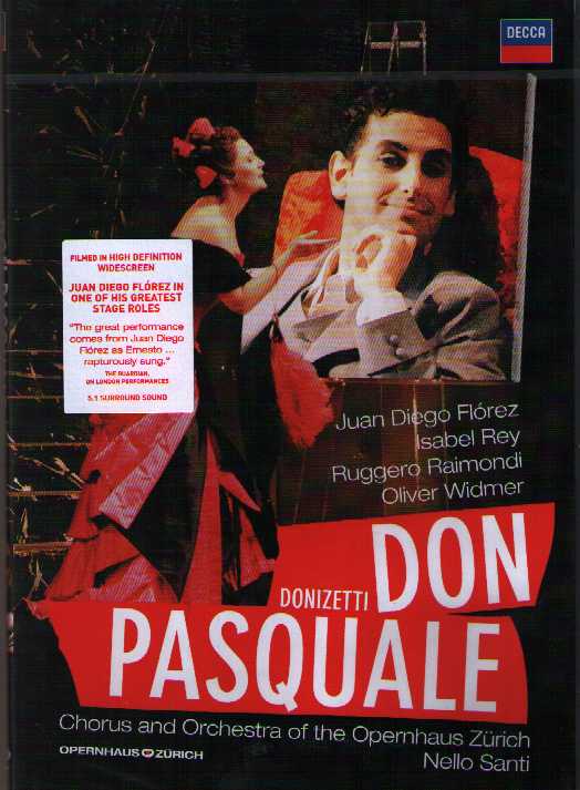 Gaetano Donizetti / Don Pasquale / Ruggiero Raimondi / Juan Diego Flórez / Zürich Opera DVD