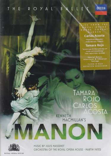 Jules Massenet / Manon / Tamara Rojo / Carlos Acosta / The Royal Ballet / Martin Yates 2DVD