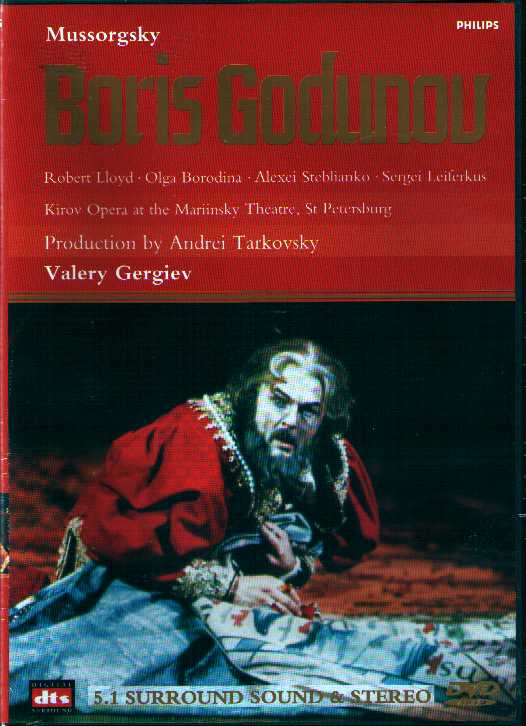 Modest Mussorgsky / Boris Godunov / Robert Lloyd / Olga Borodina / Kirov Opera / Valery Gergiev / Andrey Tarkovsky DVD