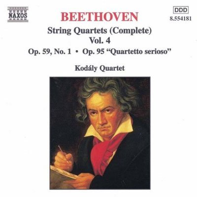 Ludvig van Beethoven / String Quartets (Complete) Vol. 4 / Kódaly Quartet
