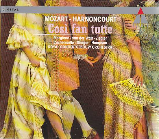 W.A. Mozart / Così fan tutte / Thomas Hampson / Charlotte Margiono / Royal Concertgebouw Orchestra Amsterdam / Nikolaus Harnoncourt