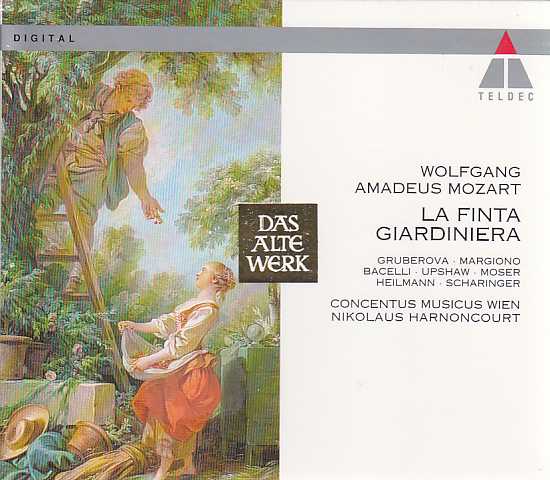W.A. Mozart / La Finta Giardiniera / Edita Gruberova / Charlotte Margiono / Concentus musicus Wien / Nikolaus Harnoncourt 