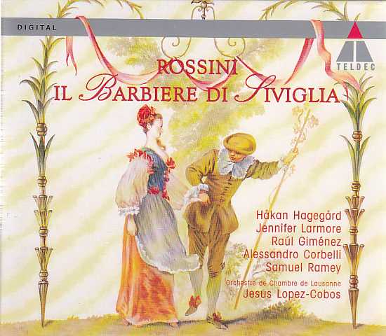 Gioachino Rossini / Il Barbiere di Siviglia / Håkan Hagegård / Jennifer Larmore / Orchestre de Chambre de Lausanne / Jesus Lopez-Cobos