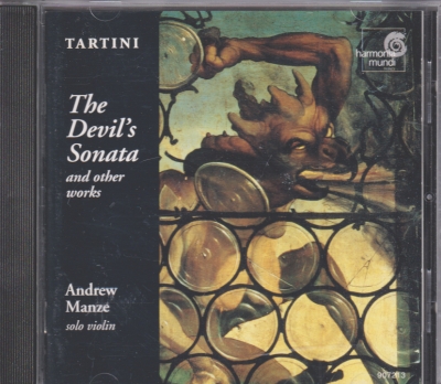 Giuseppe Tartini / The Devil's Sonata / KÄYTETTY CD // Andrew Manze