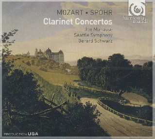 W.A. Mozart / Louis Spohr / Clarinet Concertos // Jon Manasse / Seattle Symphony / Gerard Schwarz