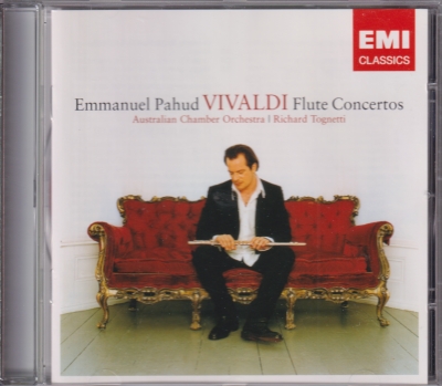 Antonio Vivaldi / Flute Concertos / KÄYTETTY CD // Emmanuel Pahud / Australian Chamber Orchestra / Richard Tognetti