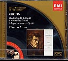 Frédéric Chopin / Études (Complete) / Allegro de concert / Claudio Arrau