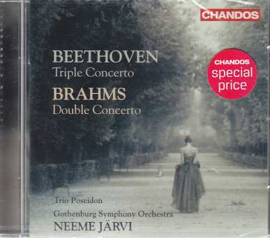 Ludwig van Beethoven / Triple Concerto / Johannes Brahms / Double Concerto / Trio Poseidon / Gothenburg Symphony Orchestra / Neeme Järvi
