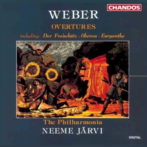 Carl Maria von Weber / Overtures // The Philharmonia / Neeme Järvi