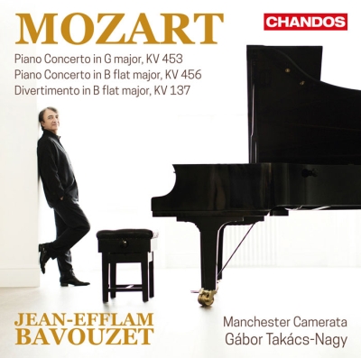 W.A. Mozart / Piano Concertos KV453 & KV456 // Jean-Efflam Bavouzet / Manchester Camerata / Gábor Takács-Nagy