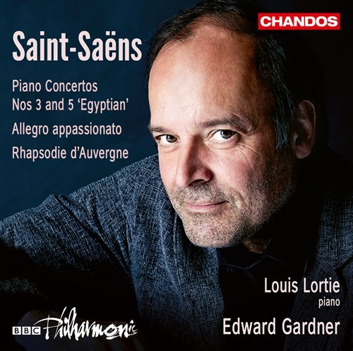 Camille Saint-Saëns / Piano Concertos Nos 3 & 5 / Allegro Appassionato / Rhapsodie d'Auvergne // Louis Lortie / BBC Philharmonic / Edward Gardner