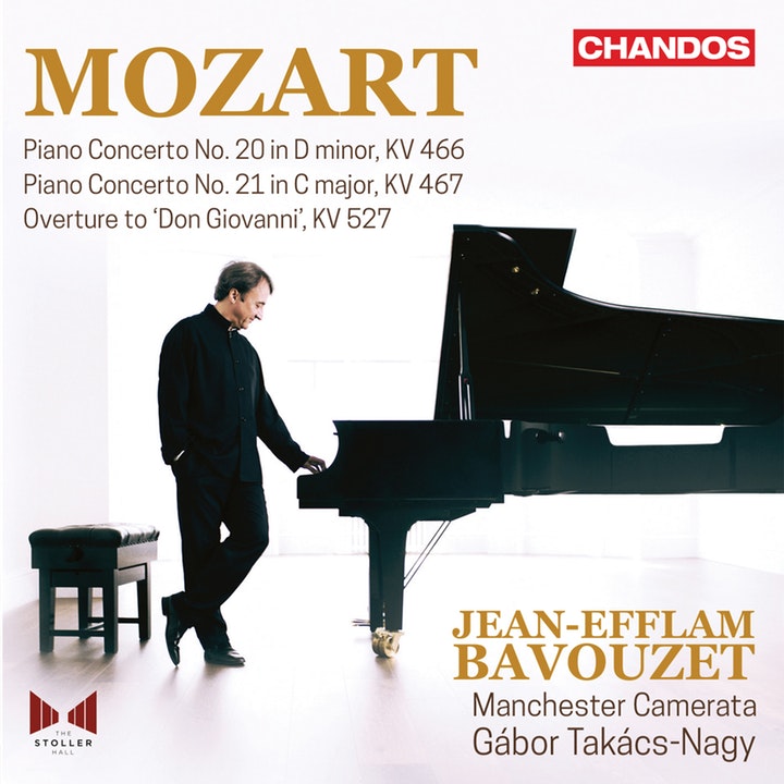 W.A. Mozart / Piano Concertos 20 & 21 // Jean-Efflam Bavouzet / Manchester Camerata / Gábor Takács-Nagy