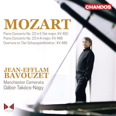 W.A. Mozart / Piano Concertos 22 & 23 // Jean-Efflam Bavouzet / Manchester Camerata / Gabor Takacs-Nagy