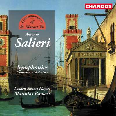 Antonio Salieri / Symphonies, Overtures & Variations / London Mozart Players / Matthias Bamert