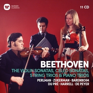 Ludwig van Beethoven / Violin Sonatas / Cello Sonatas / String Trios / Piano Trios // Itzhak Perlman / Pinchas Zukerman / Daniel Barenboim / Jacqueline Du Pré / Lynn Harrell / Gervase de Peyer