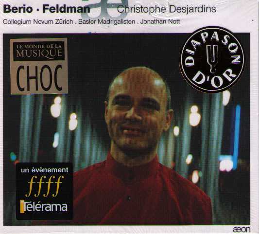 Luciano Berio / Naturale / Morton Feldman / Rothko Chapel etc. / Christophe Desjardins