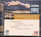 Dmitri Shostakovich / String Quartet no. 8 / Lera Auerbach / Sonnet for String Quartet / Petersen Quartett SACD