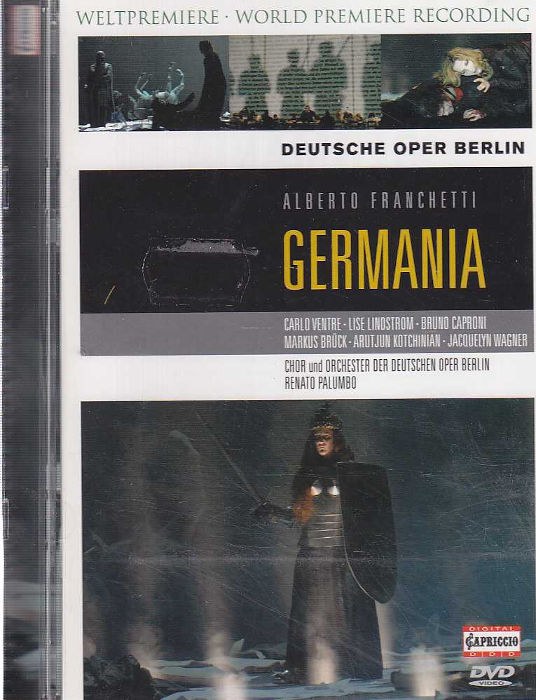 Alberto Franchetti / Germania / Carlo Ventre / Lise Lindstrom / Chor und Orchester Der Deutschen Oper Berlin / Renato Palumbo DVD