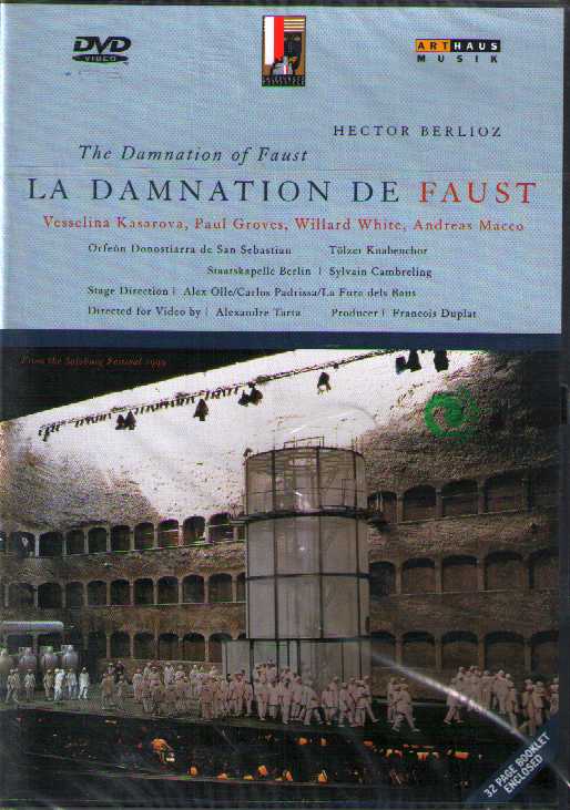 Hector Berlioz / La Damnation de Faust / Vesselina Kasarova / Paul Groves / Willard White DVD
