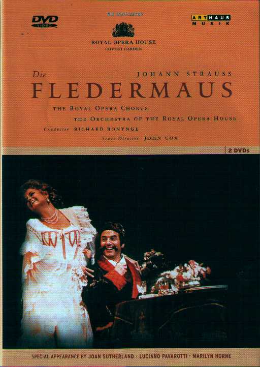 Johann Strauss / Die Fledermaus / Joan Sutherland / Luciano Pavarotti DVD