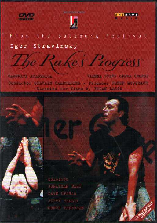 Igor Stravinsky / The Rake's Progress / Jerry Hadley / Dawn Upshaw DVD