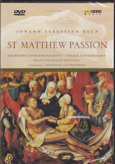 J.S. Bach / Matthäus-Passion (St. Matthew Passion) / Margaret Marshall / Jard Van Nes / Bach Collegium München / Enoch Zu Guttenberg DVD