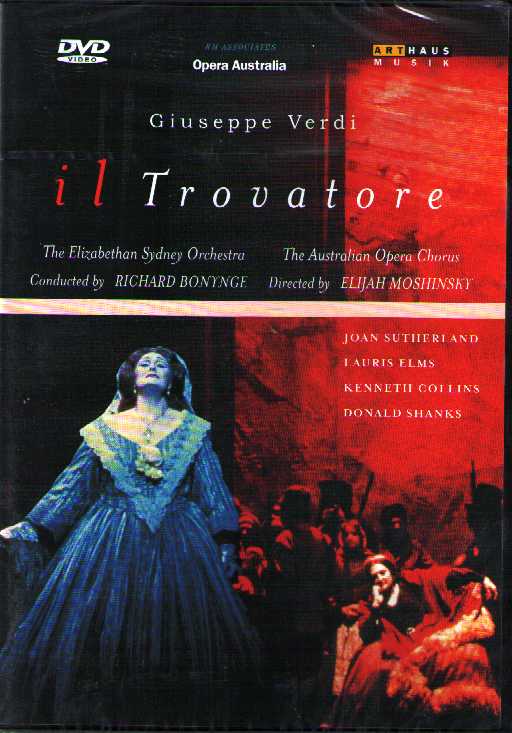 Giuseppe Verdi / Il Trovatore / Joan Sutherland DVD