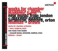 Earle Brown - A Life in Music: Contemporary Sound Series, vol. 2 / Luigi Nono / Bruno Maderna / Luciano Berio / Harrison Birtwistle / Morton Feldman et al. 3CD