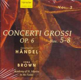Georg Friedrich Händel / Concerto Grossi op. 6 nos. 5-8 / ASMF / Iona Brown